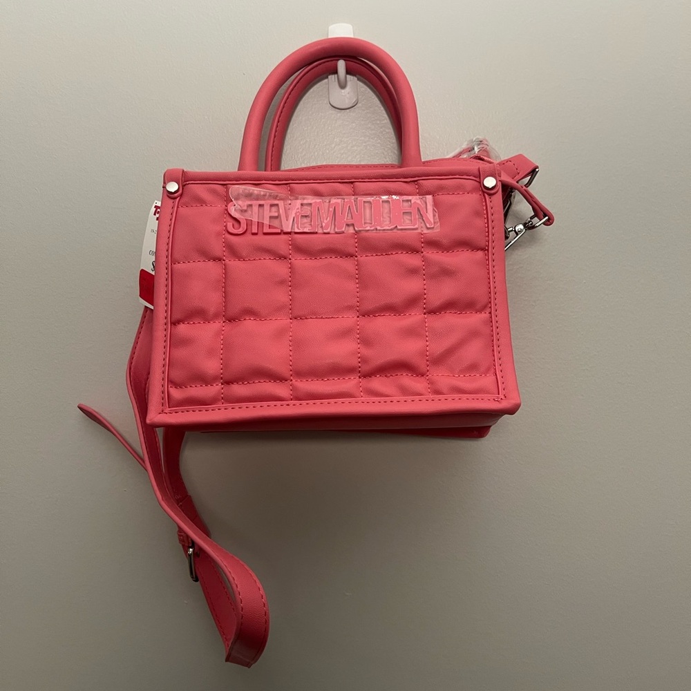 Steve Madden Coral Quilted Mini Bag